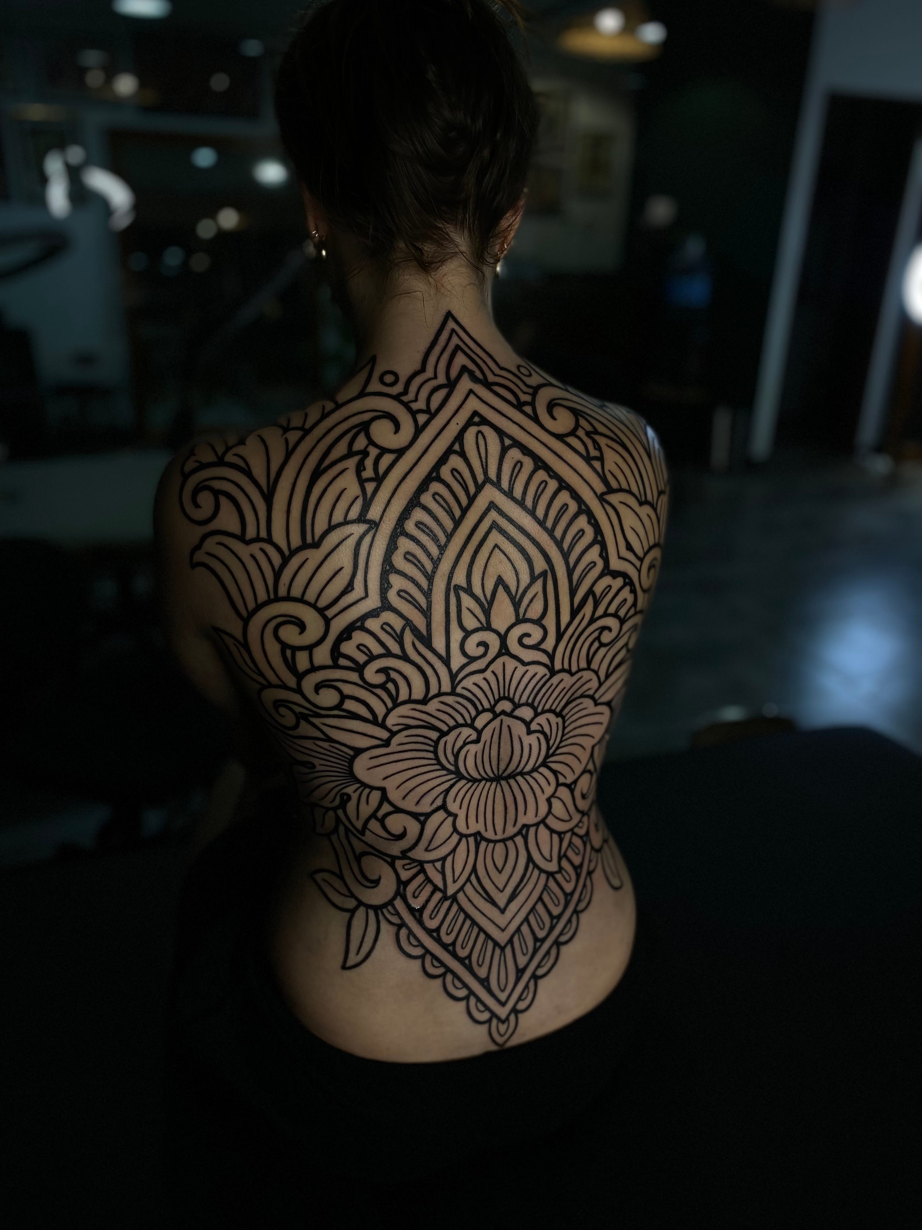 Michelle Monster ornamental tattoo work 1