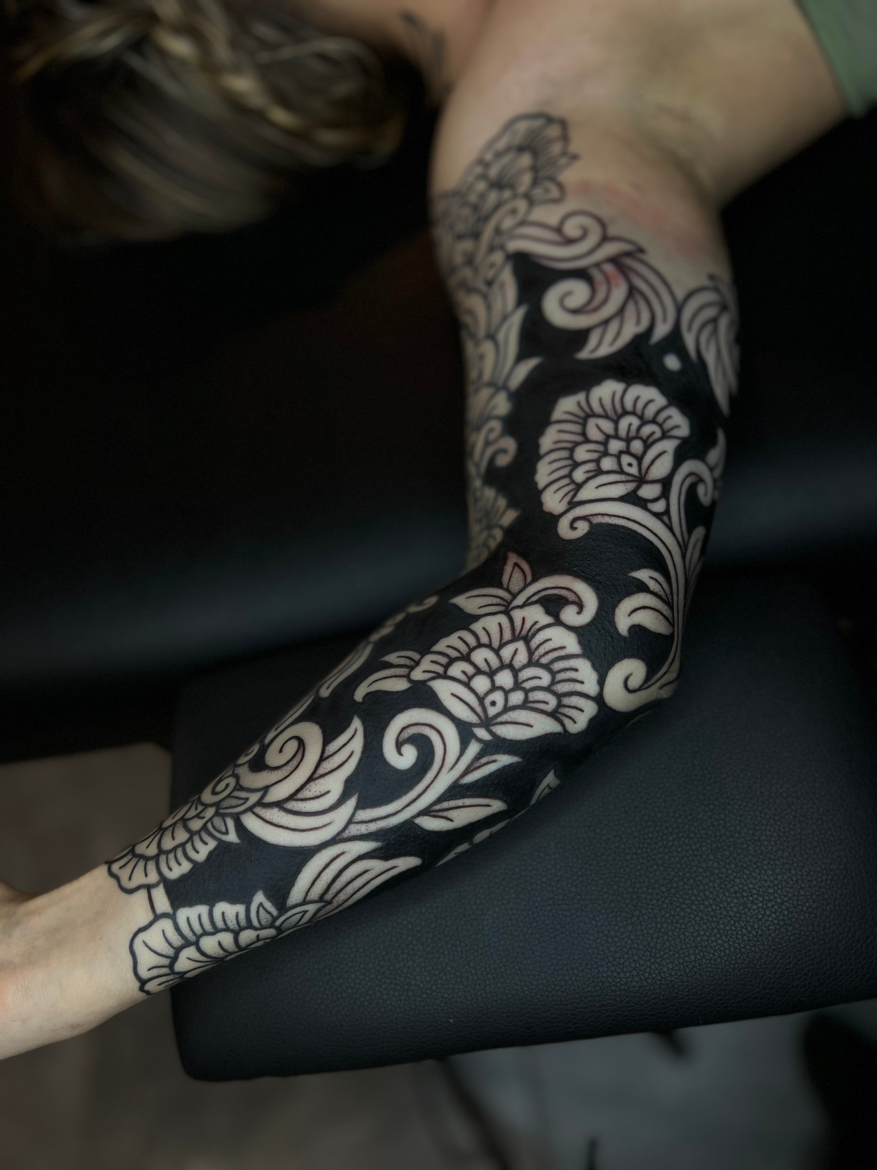 Michelle Monster ornamental tattoo work 2