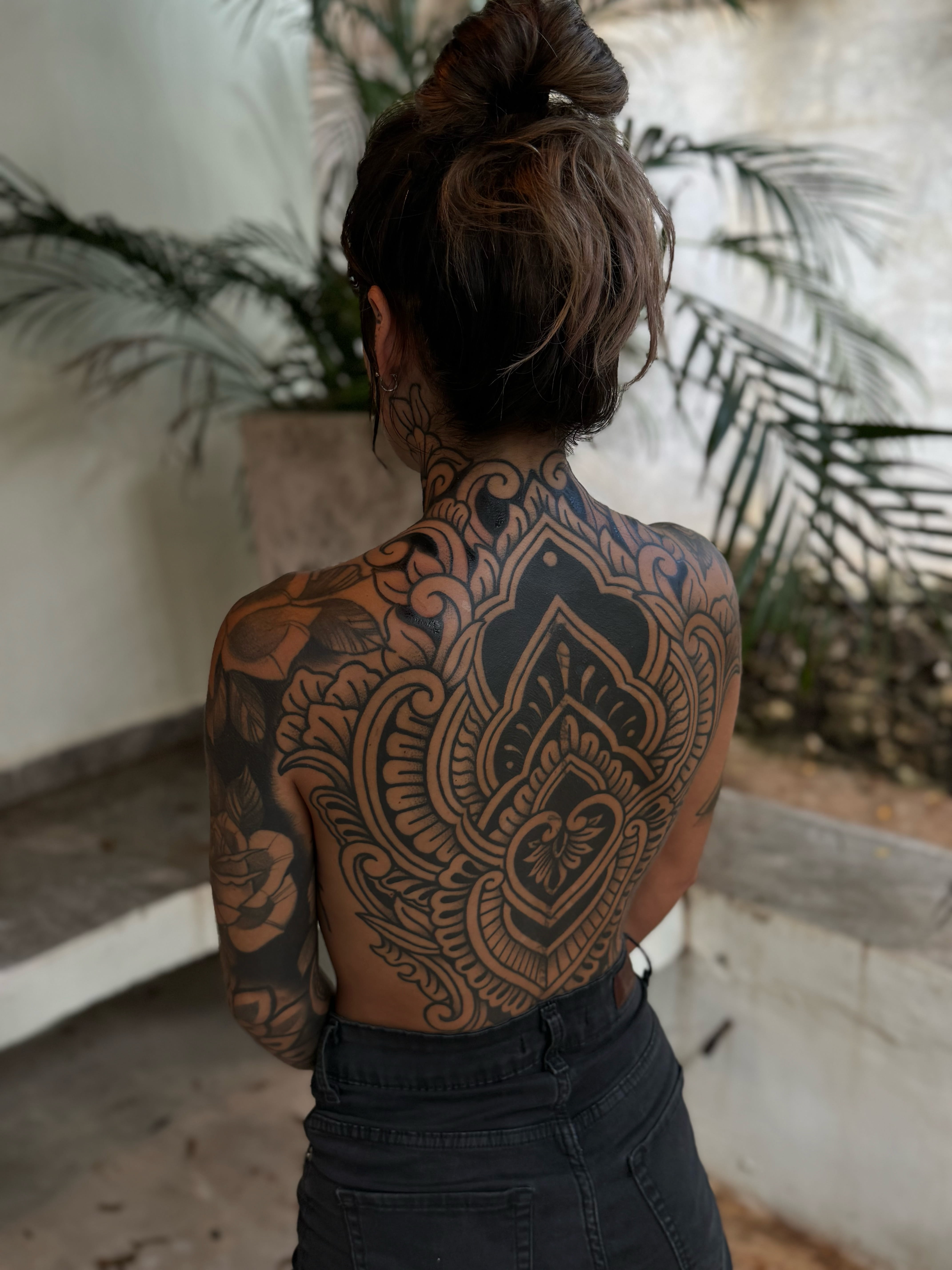 Michelle Monster ornamental tattoo work 4