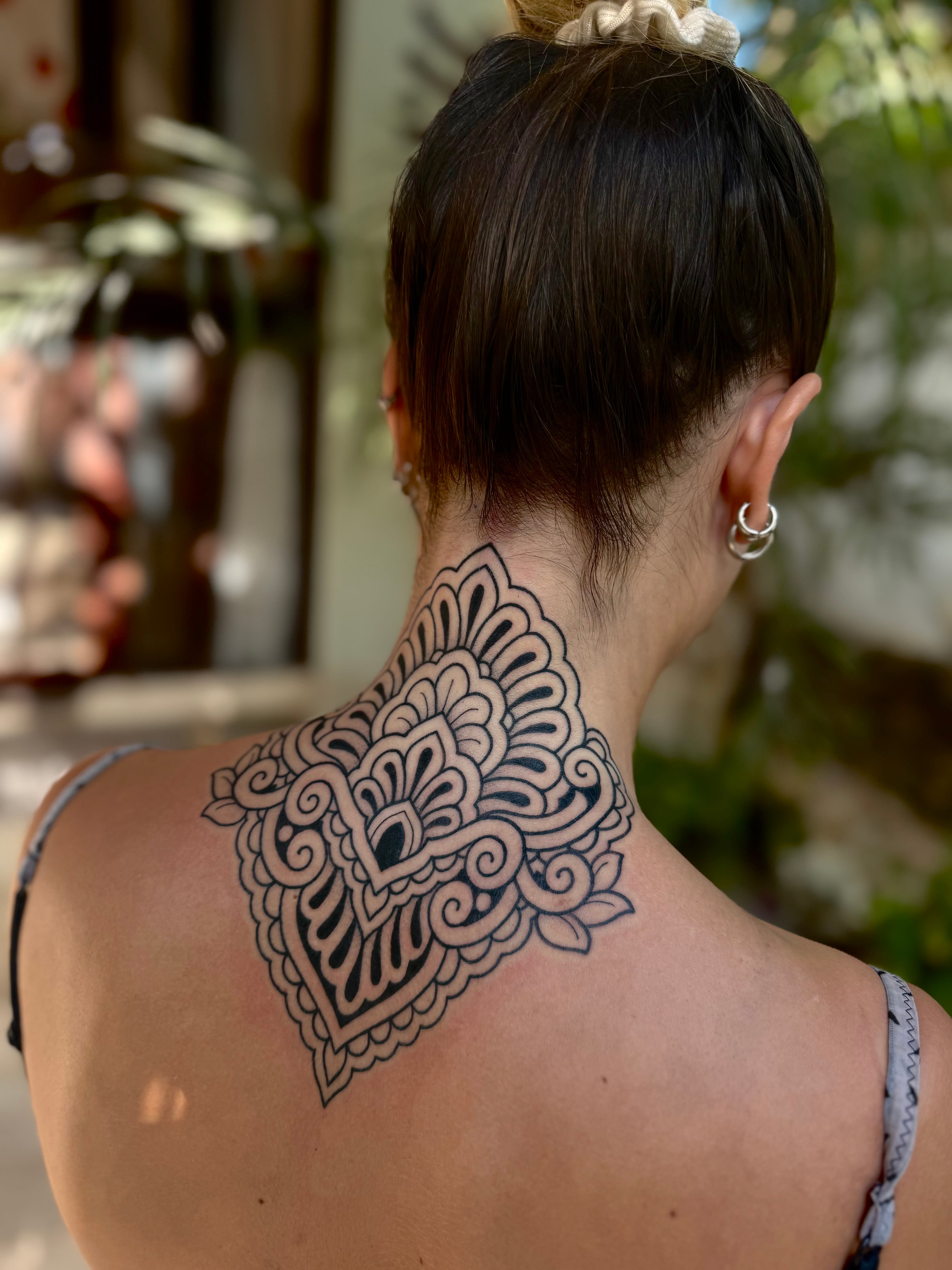 Michelle Monster ornamental tattoo work 12