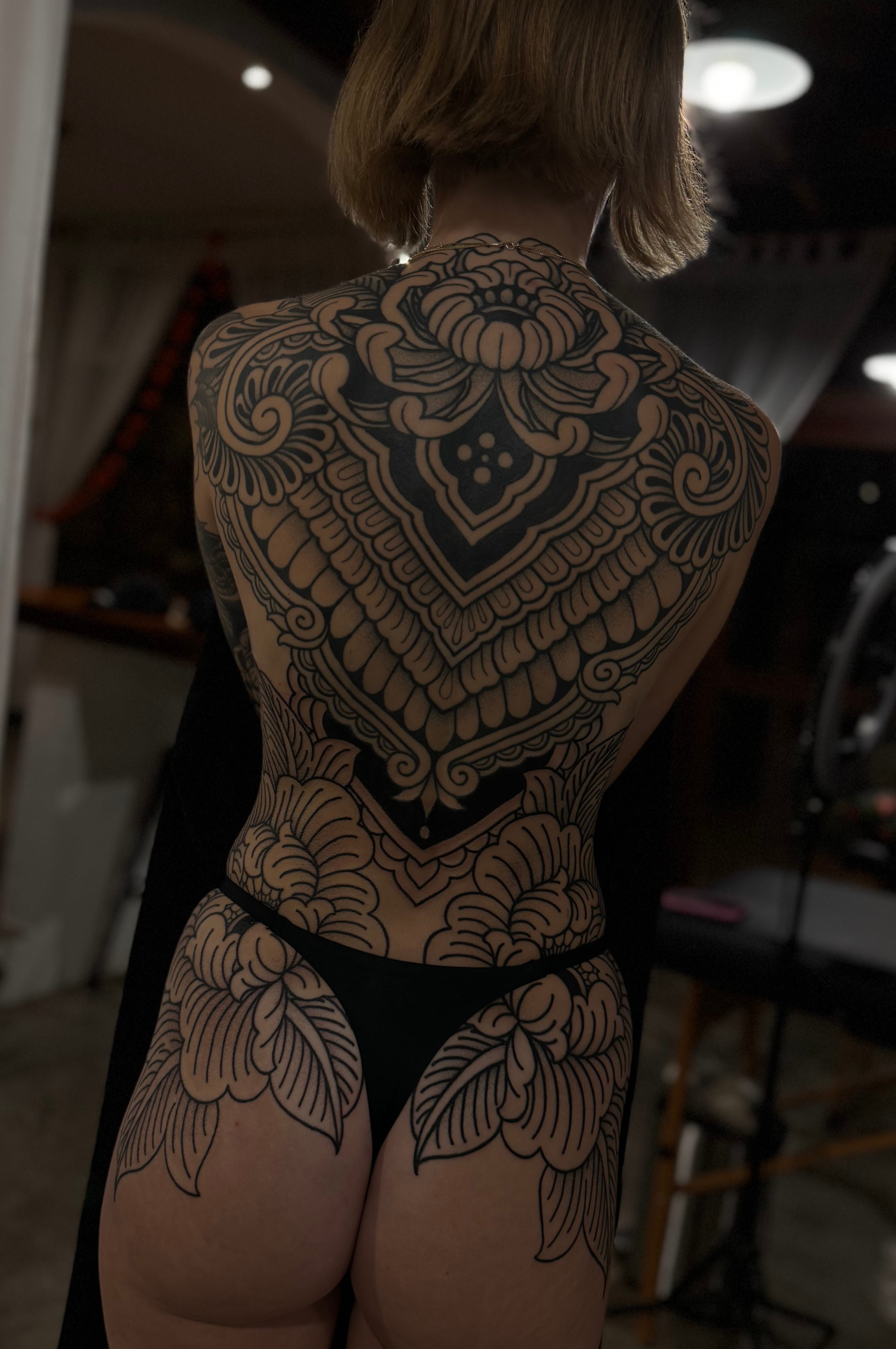 Michelle Monster ornamental tattoo work 14